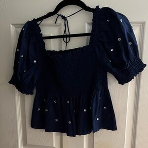 Hill House Jeweled Jammie Top